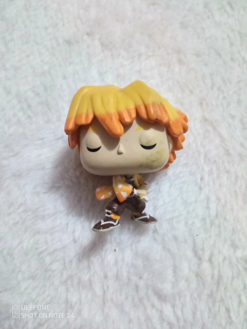 Funko Zenitsu Agatsuma Action Figure Yellow & Orange